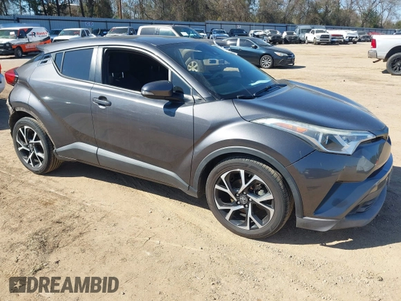2018 Toyota C-HR XLE with VIN NMTKHMBXXJR021230, listed as a IAAI auction lot 41684693 with 157,438 mi miles and . Bid and sale history available at DreamBid. Image 1.