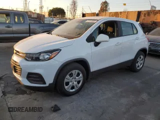 2018 Chevrolet Trax LS with VIN 3GNCJKSB2JL237296, listed as a Copart auction lot 87913505 with 52,340 mi miles and Salvage Title. Bid and sale history available at carsss.com. Image 1.