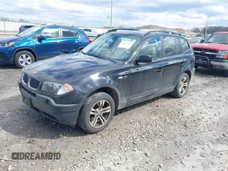 2005 BMW X3 3.0i with VIN WBXPA93425WD18369, listed as a IAAI auction lot 42027042 with 229,224 mi miles. Bid and sale history available at carsss.com. Image 2.