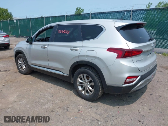 2019 Hyundai Santa Fe SE z VIN 5NMS2CAD2KH058961, wystawiony jako IAAI lot #42395683 z przebiegiem 81 228 mil mil oraz . Historia ofert i sprzedaży dostępna na DreamBid. Obrazek 3.