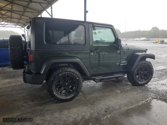 2010 Jeep Wrangler Mountain with VIN 1J4AA2D1XAL176452, listed as a Copart auction lot 72231974 with 117,610 mi miles and Salvage Title. Bid and sale history available at carsss.com. Image 3.