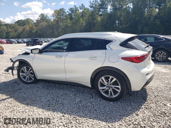 2019 Infiniti QX30 Luxe with VIN SJKCH5CP8KA011169, listed as a Copart auction lot 74402124 with 80,377 mi miles and Salvage title. Bid and sale history available at DreamBid. Image 2.