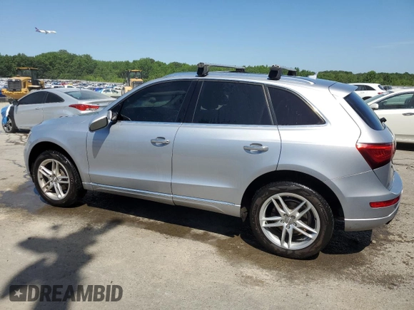 2015 Audi Q5 Premium Plus with VIN WA1LFAFPXFA139586, listed as a Copart auction lot 57821705 with 109,994 mi miles and Salvage title. Bid and sale history available at DreamBid. Image 2.