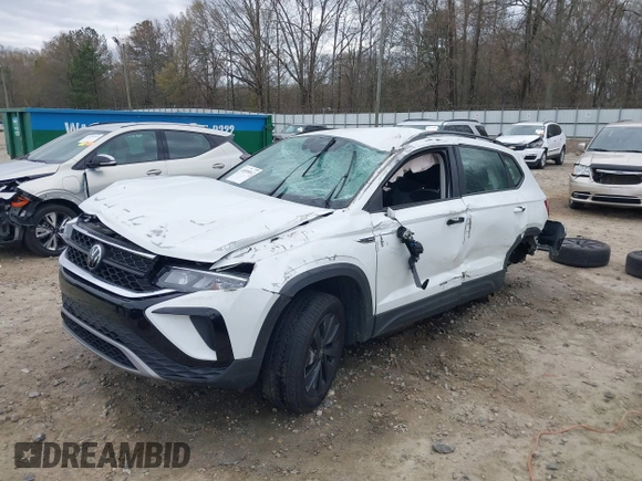 2023 Volkswagen Taos S с VIN 3VVDX7B26PM338533, выставлен на аукционе IAAI как лот 41850012 с пробегом 27 259 миль миль и . История ставок и продаж доступна на DreamBid. Изображение 6.