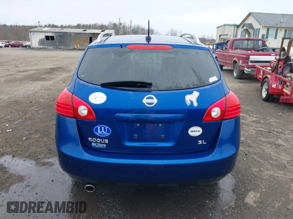2009 Nissan Rogue SL with VIN JN8AS58T09W056867, listed as a IAAI auction lot 41808155 with 232,172 mi miles and . Bid and sale history available at DreamBid. Image 16.
