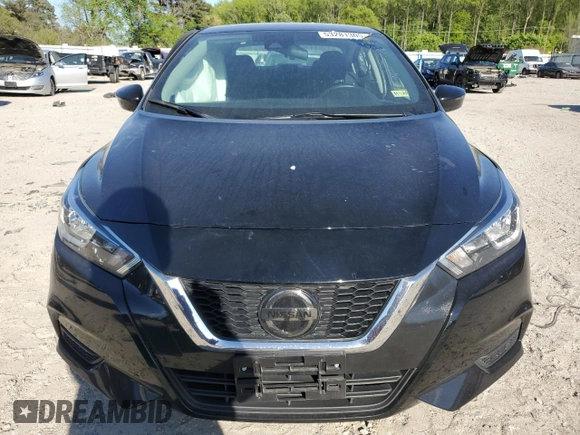 2021 Nissan Versa SV with VIN 3N1CN8EV9ML873386, listed as a Copart auction lot 53281305 with 61,140 mi miles and Salvage Title. Bid and sale history available at DreamBid. Image 5.