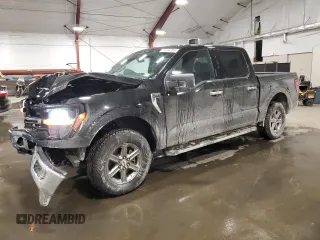 2024 Ford F-150 XLT with VIN 1FTEW3LP1RKD77680, listed as a Copart auction lot 44554285 with 948 mi miles and Salvage Title. Bid and sale history available at carsss.com. Image 1.