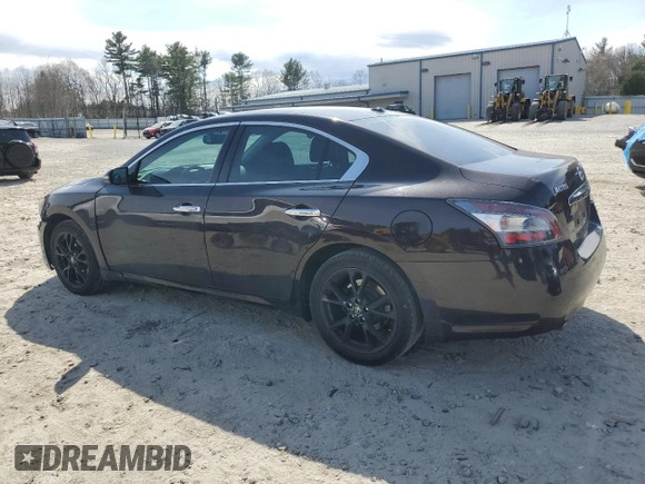 2014 Nissan Maxima S with VIN 1N4AA5AP0EC484709, listed as a Copart auction lot 50284655 with 120,795 mi miles and Clean Title. Bid and sale history available at DreamBid. Image 2.