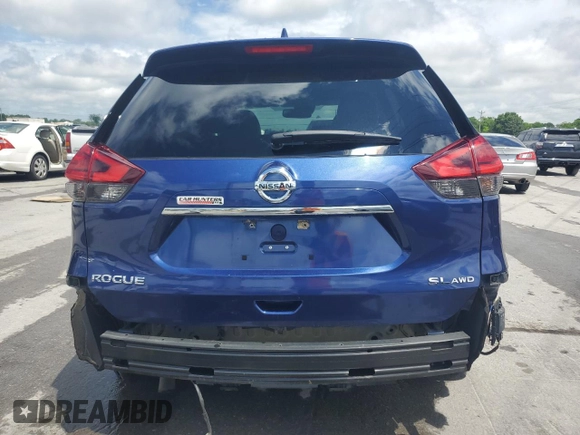2017 Nissan Rogue SL with VIN 5N1AT2MV5HC730196, listed as a Copart auction lot 58900045 with 88,887 mi miles and Salvage title. Bid and sale history available at DreamBid. Image 6.