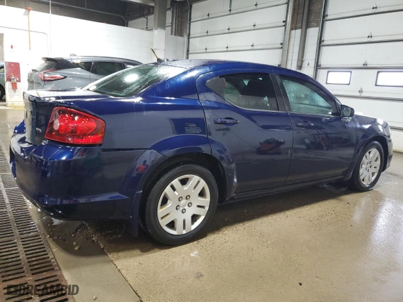 2013 Dodge Avenger SE with VIN 1C3CDZAB4DN741822, listed as a Copart auction lot 53188555 with 99,896 mi miles and Salvage Title. Bid and sale history available at carsss.com. Image 3.