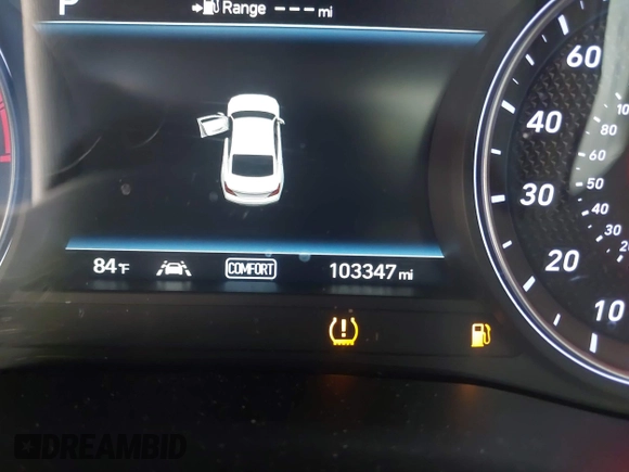 2020 Genesis G70 Sport with VIN KMTG24LA5LU057278, listed as a IAAI auction lot 42505352 with 103,347 mi miles and . Bid and sale history available at DreamBid. Image 15.