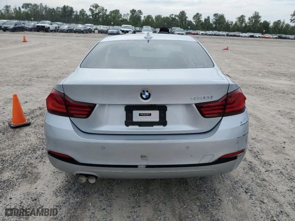 2020 BMW 4 Series 430i with VIN WBA4W3C07LFH12942, listed as a Copart auction lot 70234784 with 43,643 mi miles and Salvage Title. Bid and sale history available at carsss.com. Image 6.