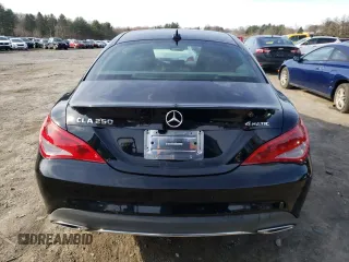 2018 Mercedes-Benz CLA with VIN WDDSJ4GB6JN529693, listed as a Copart auction lot 43001223 with 85,582 mi miles. Bid and sale history available at carsss.com. Image 6.