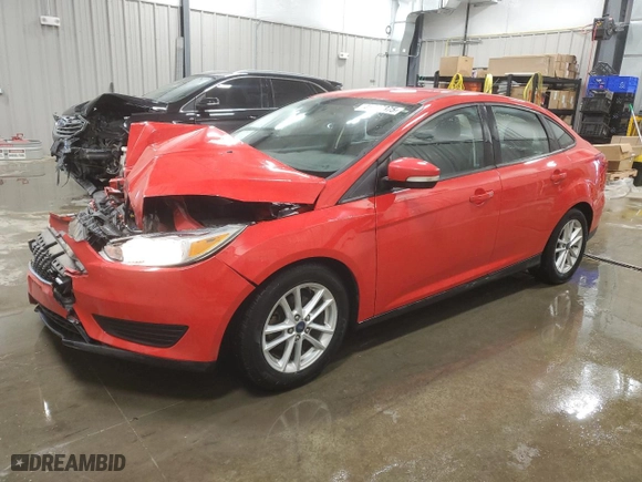 2017 Ford Focus SE with VIN 1FADP3F28HL205587, listed as a Copart auction lot 45046375 with 87,778 mi miles and Salvage Title. Bid and sale history available at carsss.com. Image 1.