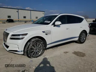 2024 Genesis GV80 with VIN KMUHBDSBXRU209333, listed as a Copart auction lot 44445875 with 2,773 mi miles and Salvage Title. Bid and sale history available at DreamBid. Image 1.