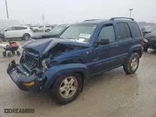 2004 Jeep Liberty Limited with VIN 1J4GL58KX4W291211, listed as a Copart auction lot 85846974 with 257,006 mi miles and Clean Title. Bid and sale history available at carsss.com. Image 1.