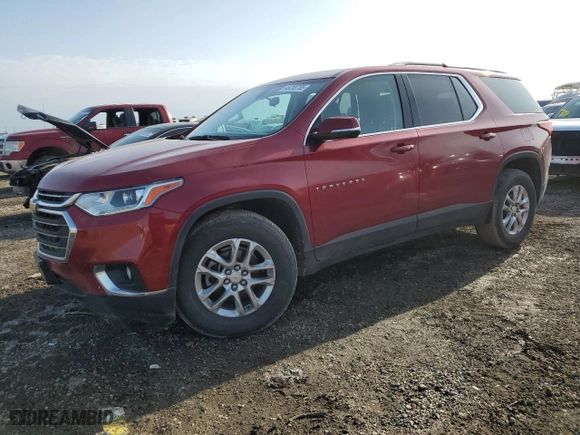 2019 Chevrolet Traverse LT Cloth with VIN 1GNERGKW9KJ263906, listed as a Copart auction lot 45200765 with 176,386 mi miles and Salvage Title. Bid and sale history available at carsss.com. Image 1.