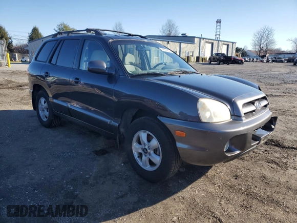 2006 Hyundai Santa Fe GLS with VIN KM8SC73D26U038446, listed as a Copart auction lot 84503654 with 181,717 mi miles and Salvage Title. Bid and sale history available at carsss.com. Image 4.