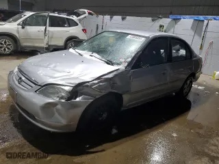 2003 Honda Civic LX with VIN 2HGES16633H548464, listed as a Copart auction lot 43805095 with 0 mi miles and Salvage Title. Bid and sale history available at carsss.com. Image 1.