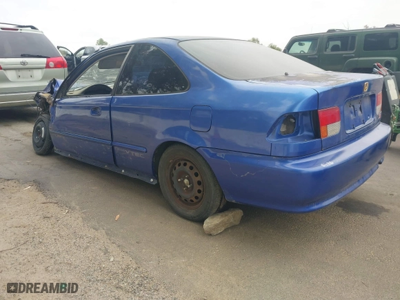 2000 Honda Civic Si with VIN 1HGEM1156YL067577, listed as a IAAI auction lot 42040325 with 1 mi miles. Bid and sale history available at carsss.com. Image 3.