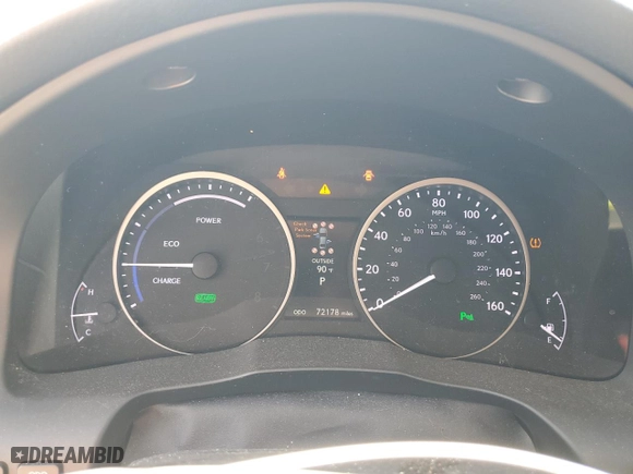 2015 Lexus ES 300h Hybrid with VIN JTHBW1GG7F2090226, listed as a Copart auction lot 50893625 with 72,178 mi miles and Clean Title. Bid and sale history available at carsss.com. Image 9.