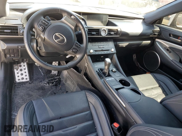 2015 Lexus RC 350 with VIN JTHHE5BC1F5002505, listed as a Copart auction lot 69480104 with 57,600 mi miles and Salvage Title. Bid and sale history available at carsss.com. Image 8.