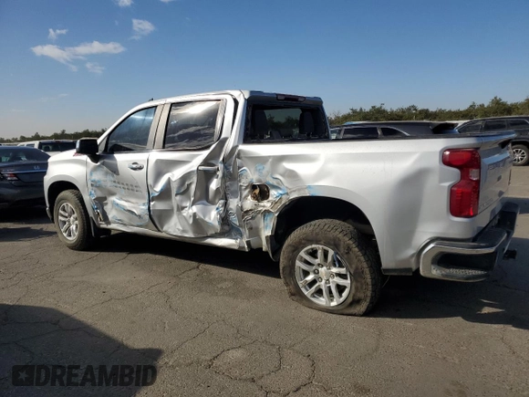 2021 Chevrolet Silverado 1500 LT with VIN 3GCUYDET4MG400195, listed as a Copart auction lot 77699684 with 111,613 mi miles and Salvage Title. Bid and sale history available at carsss.com. Image 2.