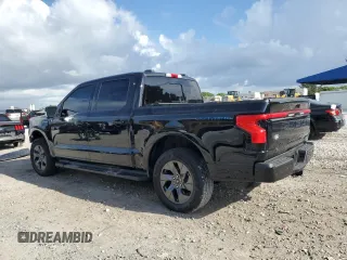 2024 Ford F-150 Lightning Lariat with VIN 1FT6W5L7XRWG09251, listed as a Copart auction lot 59702915 with 6,338 mi miles and Non repairable. Bid and sale history available at DreamBid. Image 2.