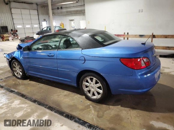 2008 Chrysler Sebring Touring with VIN 1C3LC55R28N128753, listed as a Copart auction lot 82686824 with 122,919 mi miles and Salvage Title. Bid and sale history available at carsss.com. Image 2.