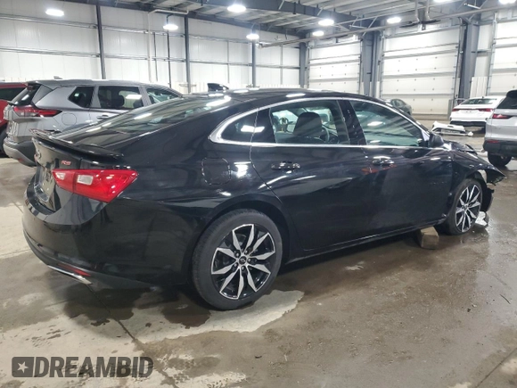 2024 Chevrolet Malibu RS with VIN 1G1ZG5ST4RF213186, listed as a Copart auction lot 47142985 with 8,984 mi miles and Salvage Title. Bid and sale history available at DreamBid. Image 3.