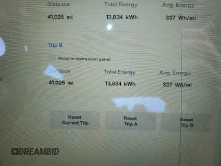 2013 Tesla Model S with VIN 5YJSA1CN8DFP27459, listed as a Copart auction lot 45962835 with Not Provided miles and Salvage Title. Bid and sale history available at DreamBid. Image 9.