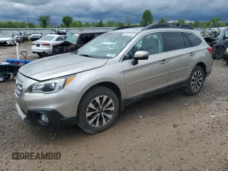 2017 Subaru Outback Limited with VIN 4S4BSENC5H3232666, listed as a Copart auction lot 58437815 with 49,643 mi miles and Salvage title. Bid and sale history available at DreamBid. Image 1.