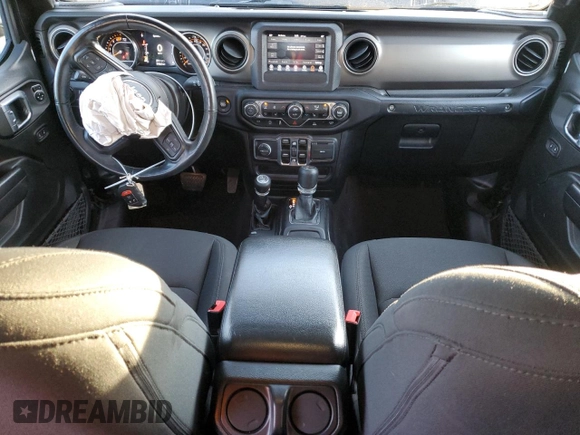 2021 Jeep Wrangler Unlimited 80th Anniversary with VIN 1C4HJXDN8MW526846, listed as a Copart auction lot 82920884 with 57,863 mi miles and Salvage title. Bid and sale history available at DreamBid. Image 8.