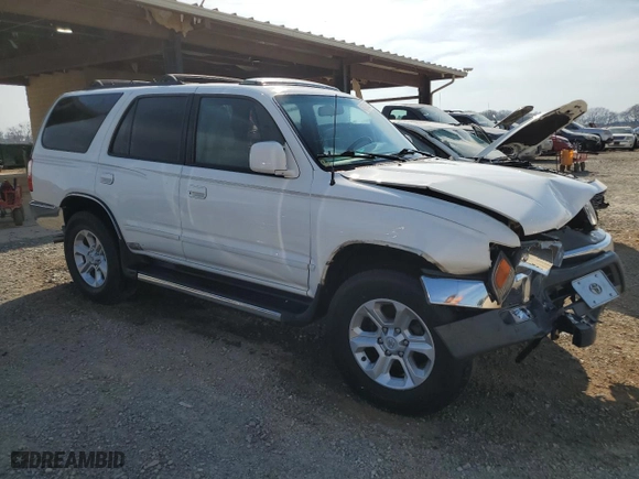 2001 Toyota 4Runner SR5 with VIN JT3GN86RX10183658, listed as a Copart auction lot 46708525 with 248,329 mi miles and Salvage Title. Bid and sale history available at carsss.com. Image 4.