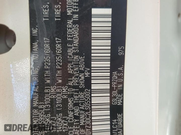 2020 Toyota Sienna XLE Auto Access Seat z VIN 5TDYZ3DC2LS055002, wystawiony jako Copart lot #56476025 z przebiegiem 69 497 mil mil oraz Szkoda całkowita • Salvage title. Historia ofert i sprzedaży dostępna na DreamBid. Obrazek 13.