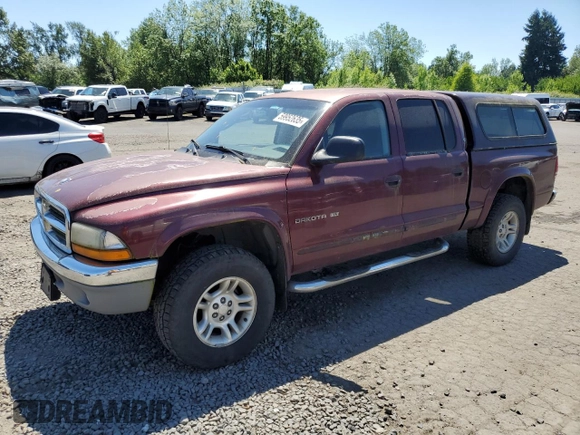 2001 Dodge Dakota z VIN 1B7GG2AZ41S152288, wystawiony jako Copart lot #59952635 z przebiegiem 167 721 mil mil oraz Czysty tytuł • Clean title. Historia ofert i sprzedaży dostępna na DreamBid. Obrazek 1.
