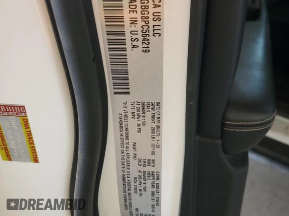 2023 Jeep Grand Cherokee Limited with VIN 1C4RJGBG8PC564219, listed as a Copart auction lot 53923505 with 49,016 mi miles and Salvage title. Bid and sale history available at DreamBid. Image 14.