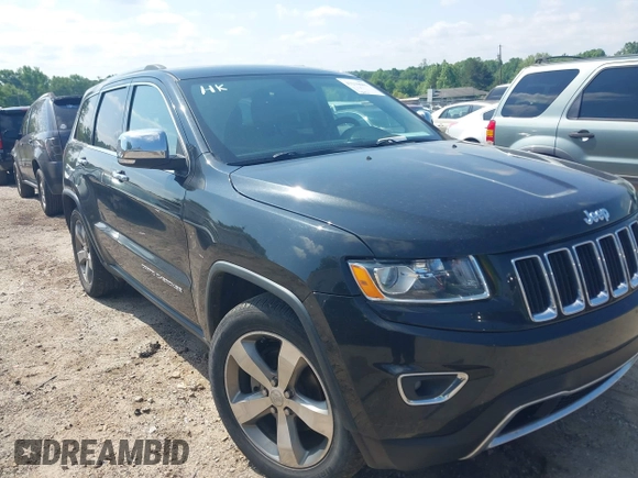 2014 Jeep Grand Cherokee Limited with VIN 1C4RJEBT6EC187548, listed as a IAAI auction lot 42210601 with 138,451 mi miles and . Bid and sale history available at DreamBid. Image 1.