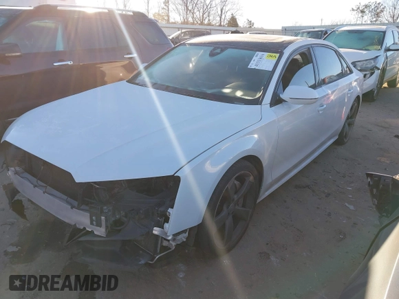 2018 Audi A8 L with VIN WAU44AFD7JN000598, listed as a IAAI auction lot 41313616 with 112,811 mi miles. Bid and sale history available at carsss.com. Image 2.