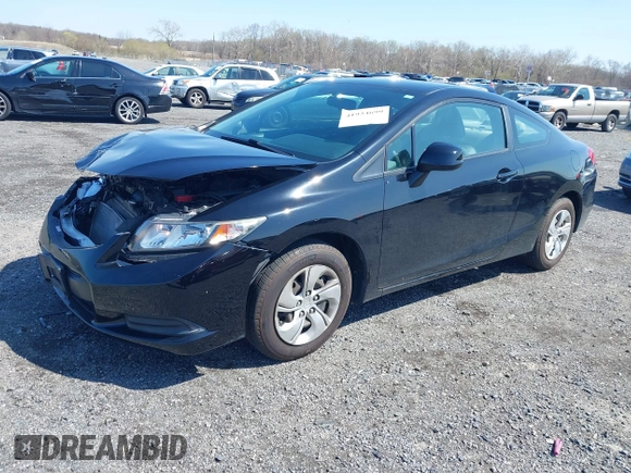 2013 Honda Civic LX with VIN 2HGFG3B5XDH524047, listed as a IAAI auction lot 41934699 with 75,838 mi miles and . Bid and sale history available at DreamBid. Image 16.