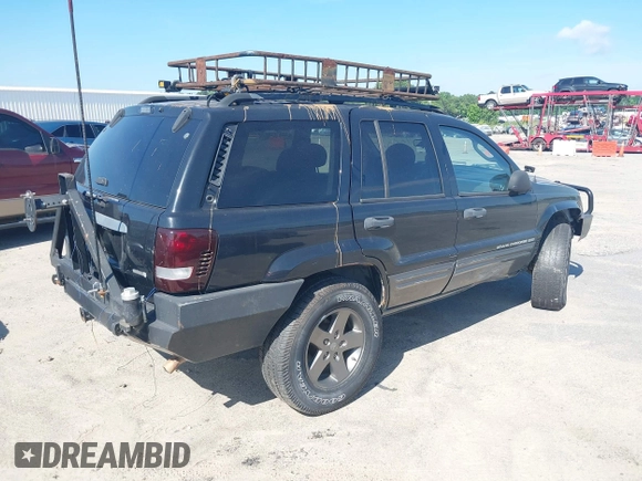 2004 Jeep Grand Cherokee Laredo z VIN 1J4GX48S04C281660, wystawiony jako IAAI lot #42551161 z przebiegiem 173 209 mil mil oraz . Historia ofert i sprzedaży dostępna na DreamBid. Obrazek 4.