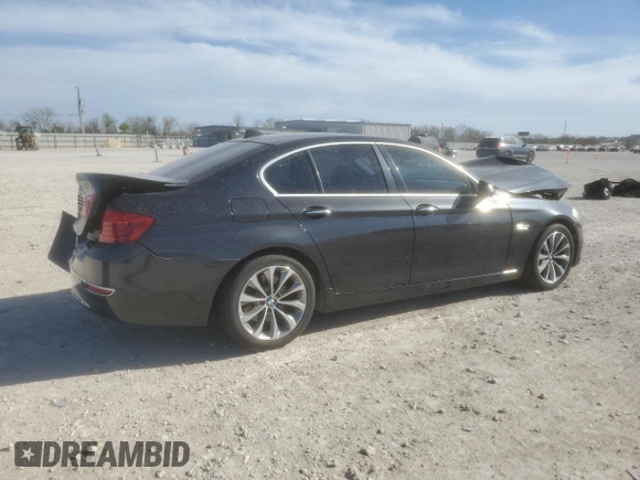 2014 BMW 5 Series 528i with VIN WBA5A5C54ED510906, listed as a Copart auction lot 49529525 with 163,039 mi miles and Salvage Title. Bid and sale history available at carsss.com. Image 3.