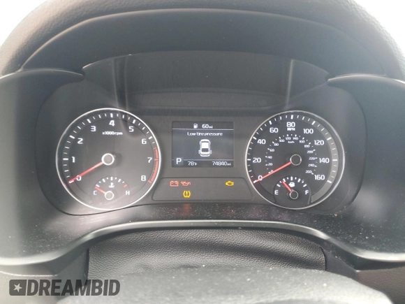 2021 Kia Forte LXS with VIN 3KPF24AD9ME401234, listed as a Copart auction lot 53972085 with 74,840 mi miles and Salvage title. Bid and sale history available at DreamBid. Image 9.