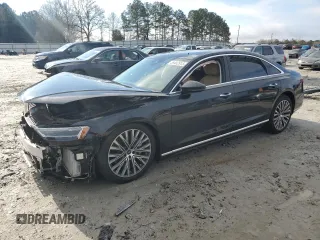 2021 Audi A8 with VIN WAU8DAF87MN025767, listed as a Copart auction lot 39482913 with 0 mi miles. Bid and sale history available at carsss.com. Image 1.