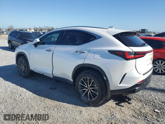 2025 Lexus NX with VIN 2T2GDCAZ1SC016522, listed as a Copart auction lot 86184694 with 729 mi miles and Salvage Title. Bid and sale history available at carsss.com. Image 2.