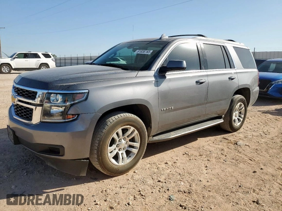 2018 Chevrolet Tahoe LS with VIN 1GNSCAKC7JR219135, listed as a Copart auction lot 61838765 with 119,596 mi miles and Clean title. Bid and sale history available at DreamBid. Image 1.