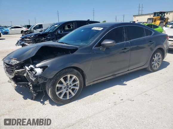 2016 Mazda 6 i Sport with VIN JM1GJ1U59G1458082, listed as a Copart auction lot 52247085 with 148,029 mi miles and Salvage Title. Bid and sale history available at DreamBid. Image 1.