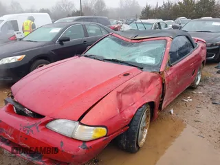 1994 Ford Mustang with VIN 1FALP45T5RF218731, listed as a IAAI auction lot 41569318 with 134,577 mi miles and . Bid and sale history available at DreamBid. Image 16.