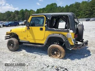 2004 Jeep Wrangler Sport with VIN 1J4FA49S84P753317, listed as a Copart auction lot 55872965 with 185,763 mi miles and Salvage title. Bid and sale history available at DreamBid. Image 2.