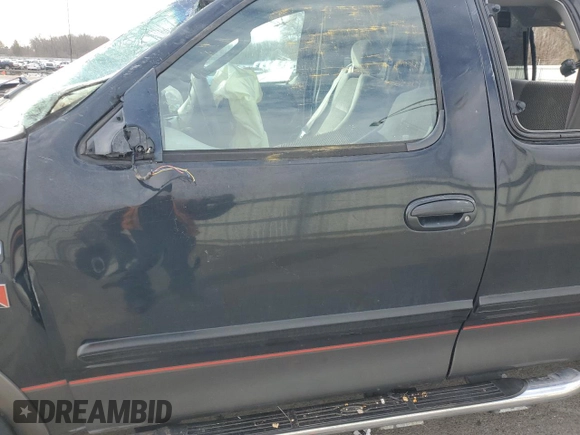 2003 Ford F-150 XL with VIN 1FTRX18W73NA55442, listed as a Copart auction lot 49927395 with 0 mi miles and Salvage Title. Bid and sale history available at carsss.com. Image 7.